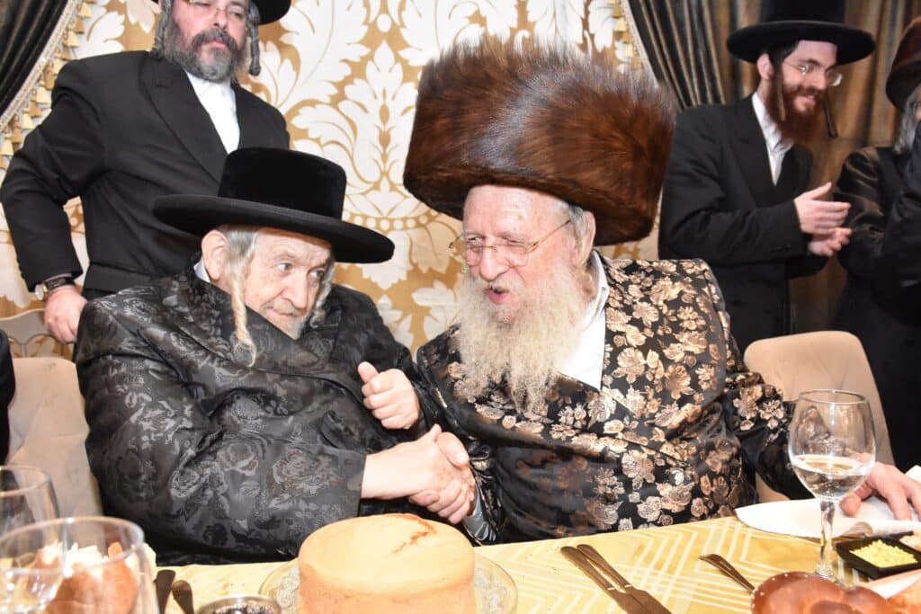 צפו בגלריה: שמחת בר מצווה לנין כ"ק אדמו"ר משאץ 