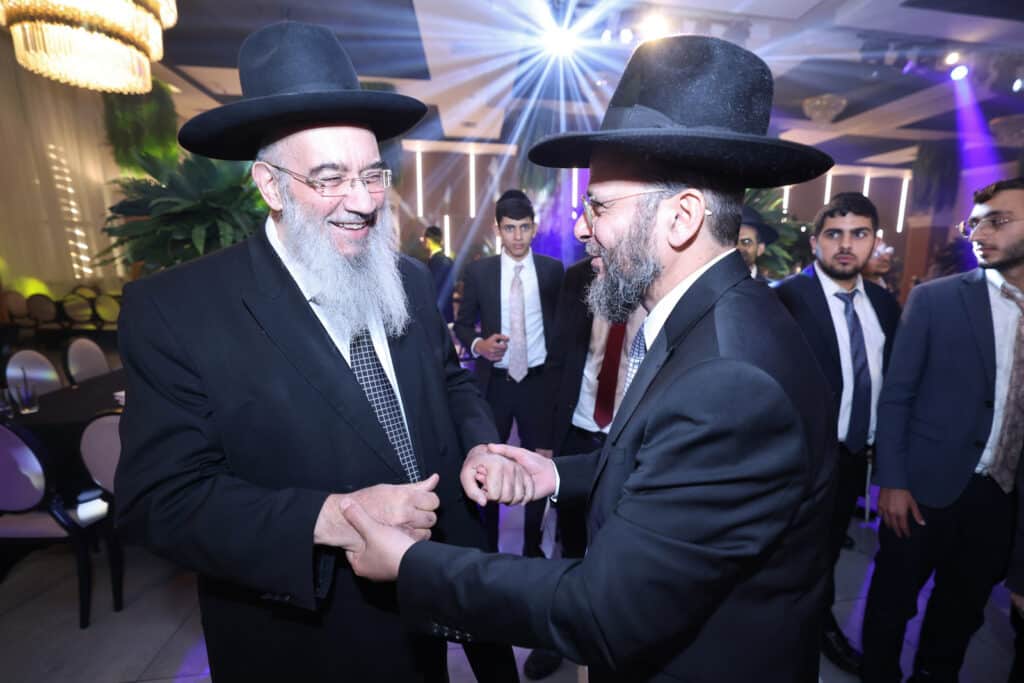 הרב שמעון דרור השיא את בנו - גדולי ישראל עלו לברך 