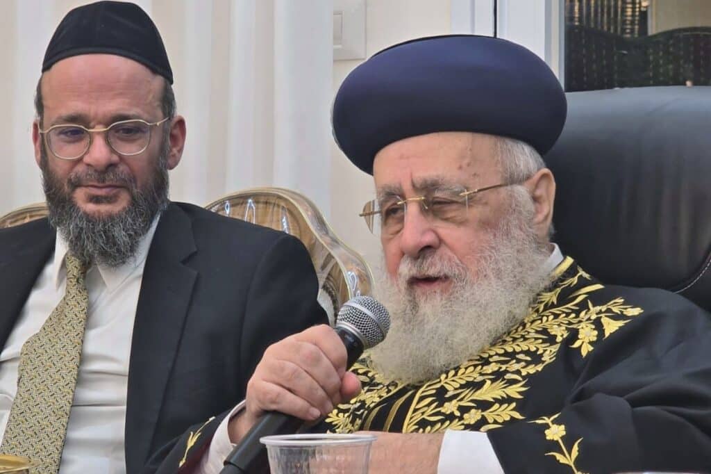 הרב שמעון דרור השיא את בנו - גדולי ישראל עלו לברך 