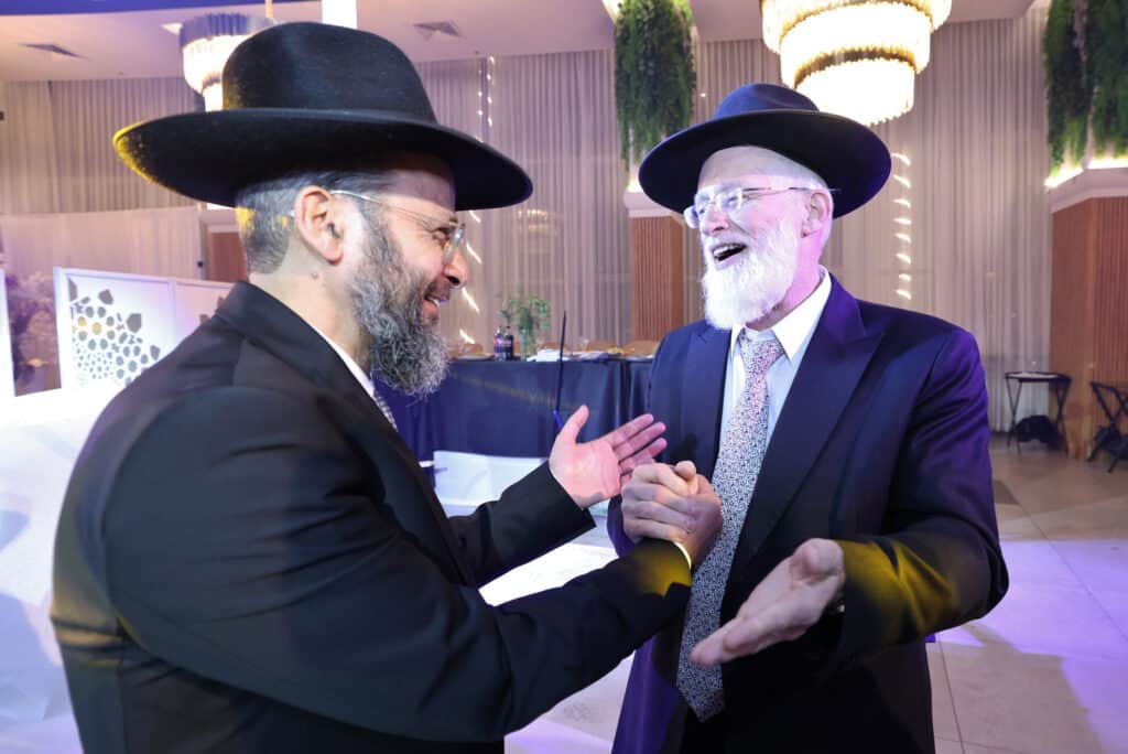 הרב שמעון דרור השיא את בנו - גדולי ישראל עלו לברך 