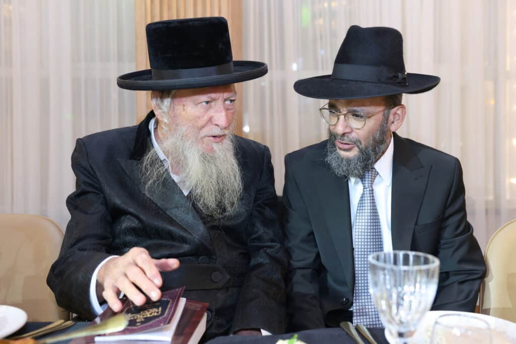 הרב שמעון דרור השיא את בנו - גדולי ישראל עלו לברך 