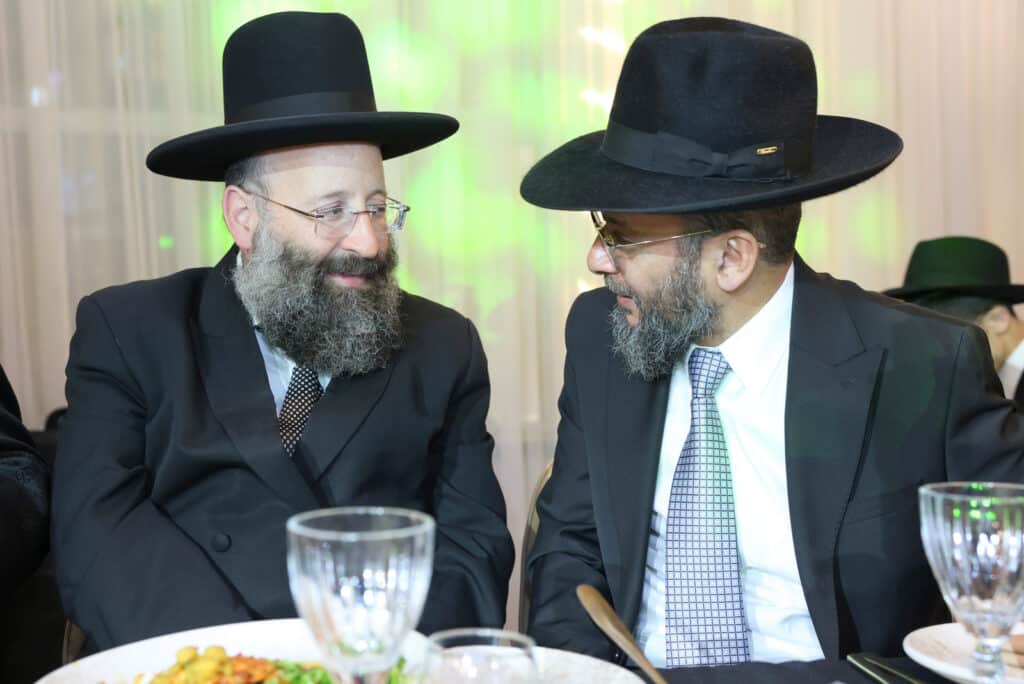 הרב שמעון דרור השיא את בנו - גדולי ישראל עלו לברך 