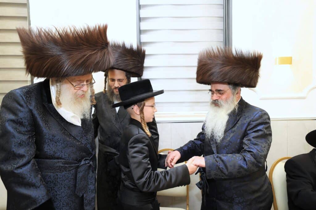 שמחת הבר מצווה לנכד אדמו"רי קאמרנא ולעלוב