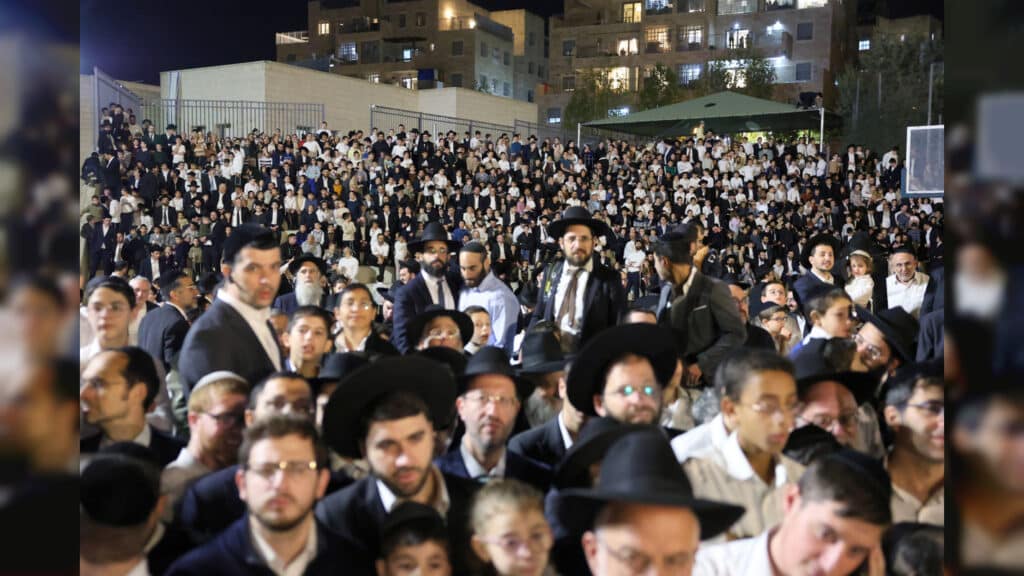 מעמד פדיון פטר חמור בקהילת חניכי הישיבות