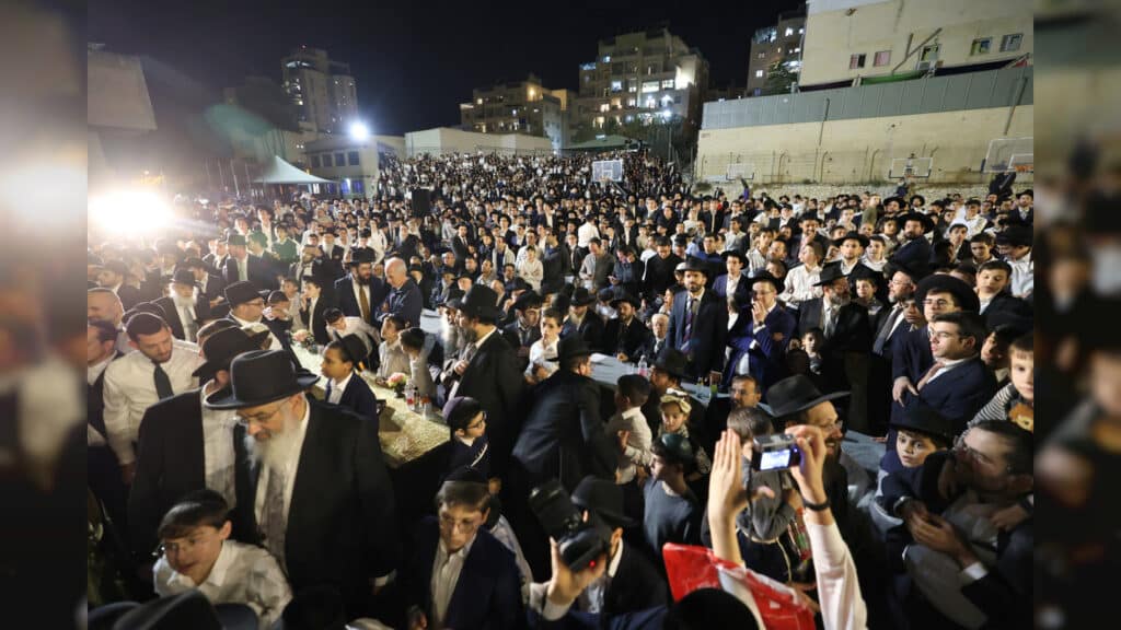 מעמד פדיון פטר חמור בקהילת חניכי הישיבות