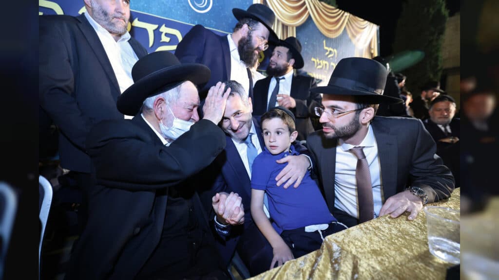 מעמד פדיון פטר חמור בקהילת חניכי הישיבות