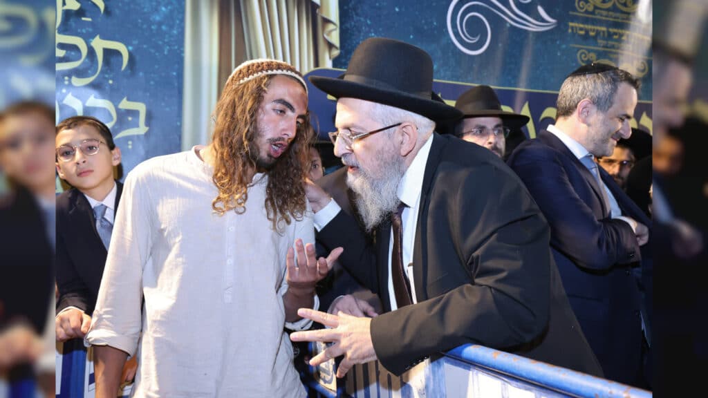 מעמד פדיון פטר חמור בקהילת חניכי הישיבות