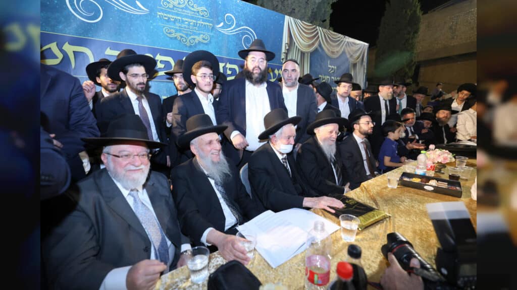 מעמד פדיון פטר חמור בקהילת חניכי הישיבות