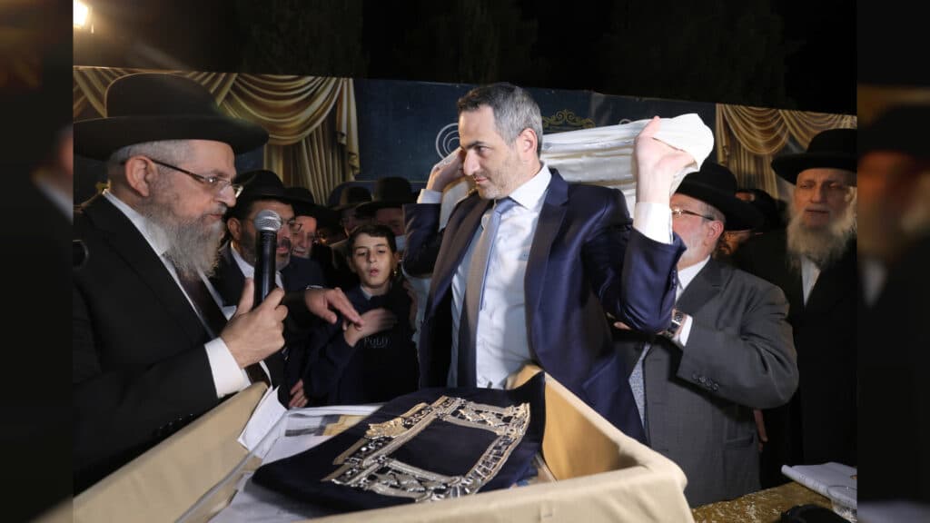 מעמד פדיון פטר חמור בקהילת חניכי הישיבות