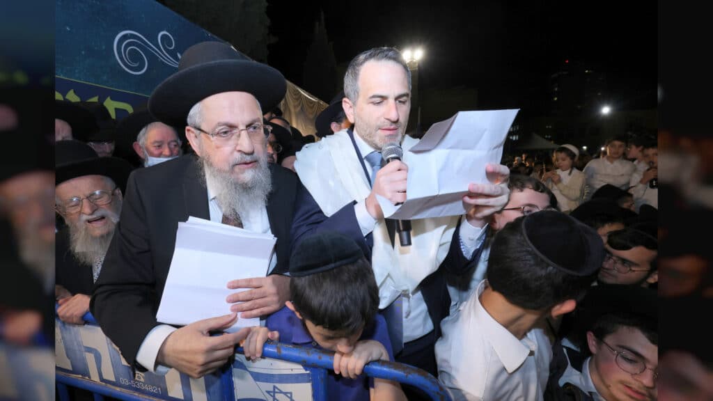 מעמד פדיון פטר חמור בקהילת חניכי הישיבות