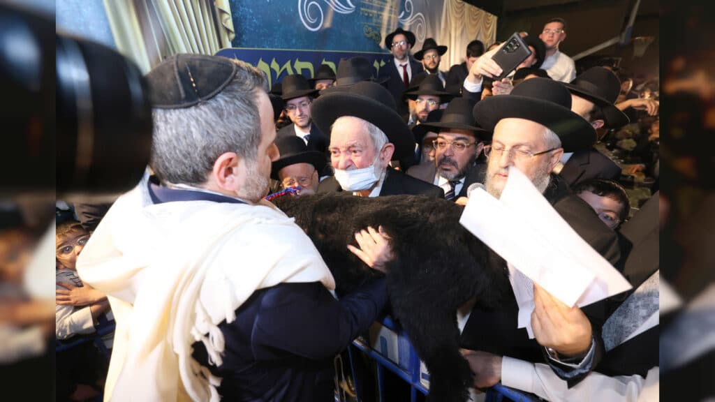 מעמד פדיון פטר חמור בקהילת חניכי הישיבות
