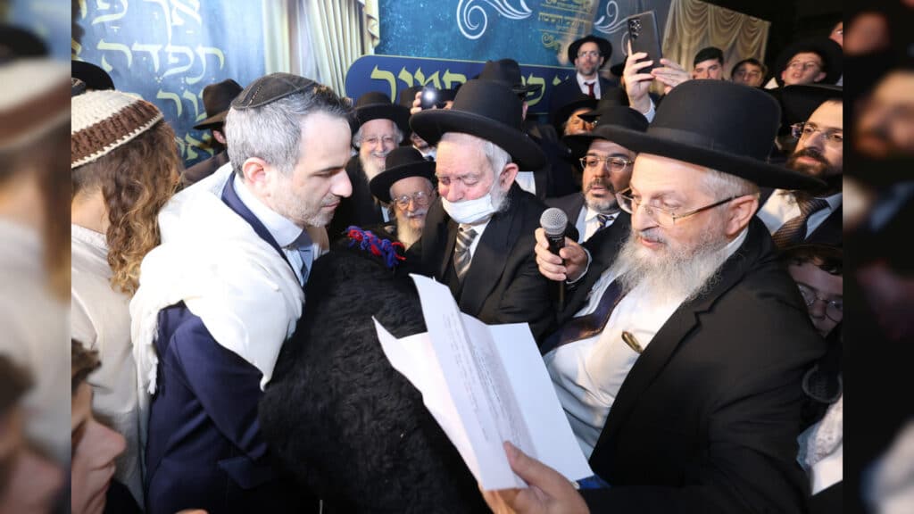 מעמד פדיון פטר חמור בקהילת חניכי הישיבות