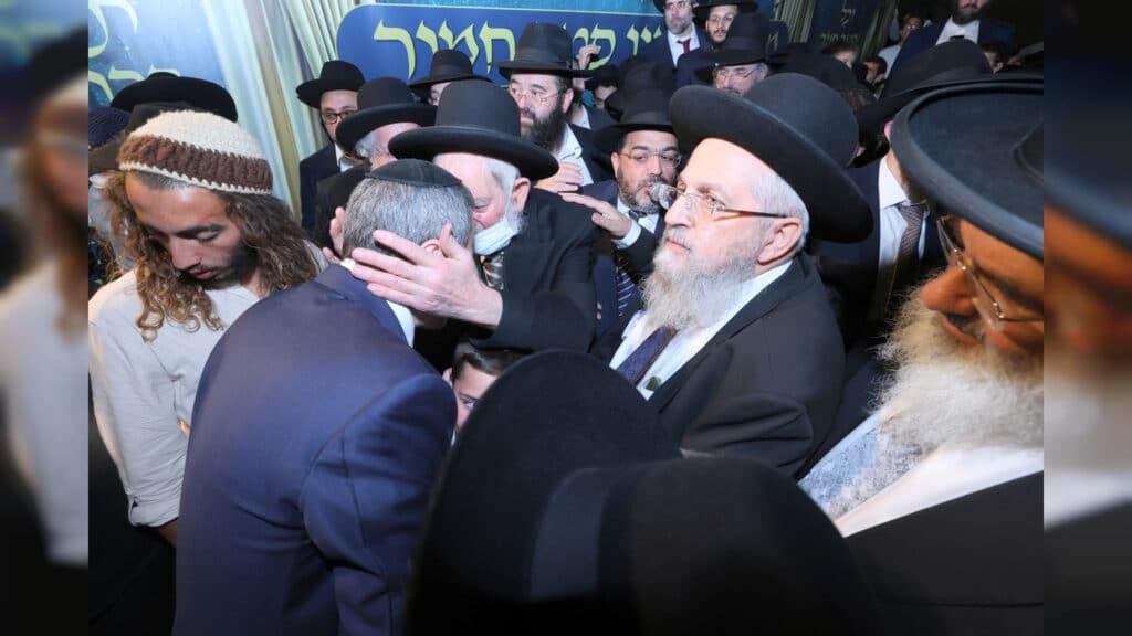 מעמד פדיון פטר חמור בקהילת חניכי הישיבות