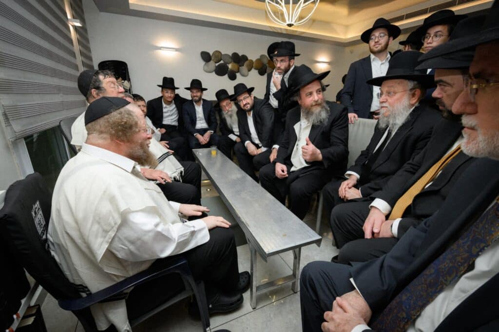 הגרש"ב סורוצקין ישב שבעה על אימו כולם עלו לנחם