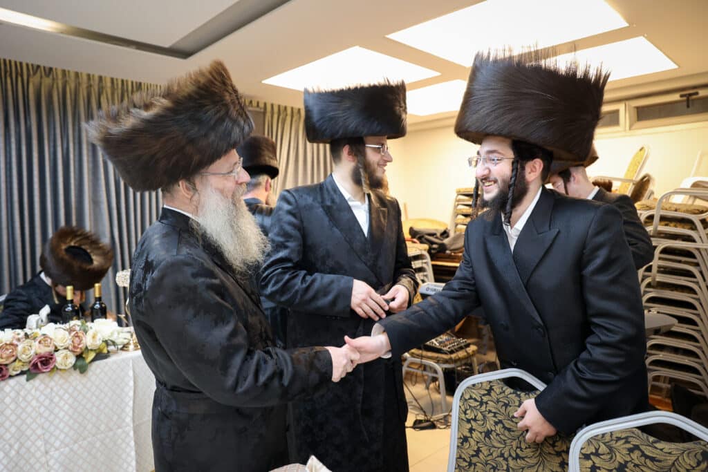 מעמד סיום הלכות בשר וחלב ב'כולל גבוה להוראה' טשארנאביל