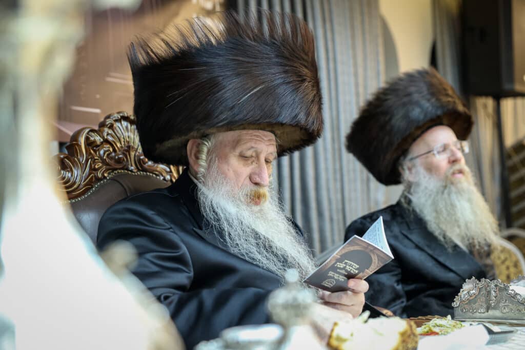 מעמד סיום הלכות בשר וחלב ב'כולל גבוה להוראה' טשארנאביל