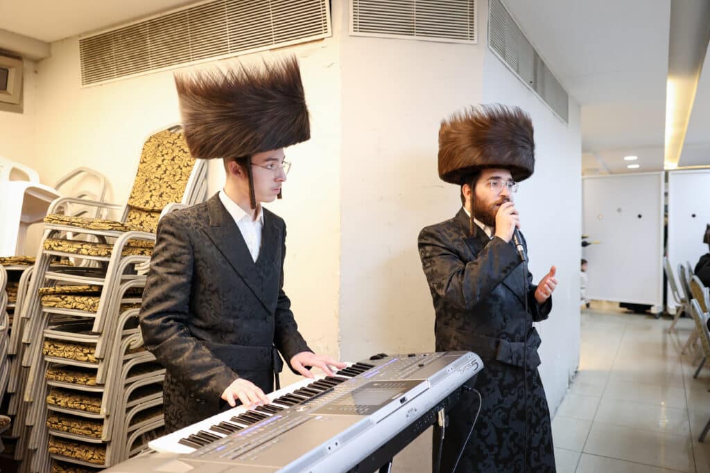 מעמד סיום הלכות בשר וחלב ב'כולל גבוה להוראה' טשארנאביל