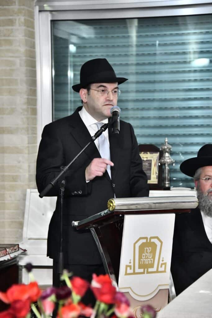 נגידי ארץ ישראל התכנסו עבור קרן עולם התורה