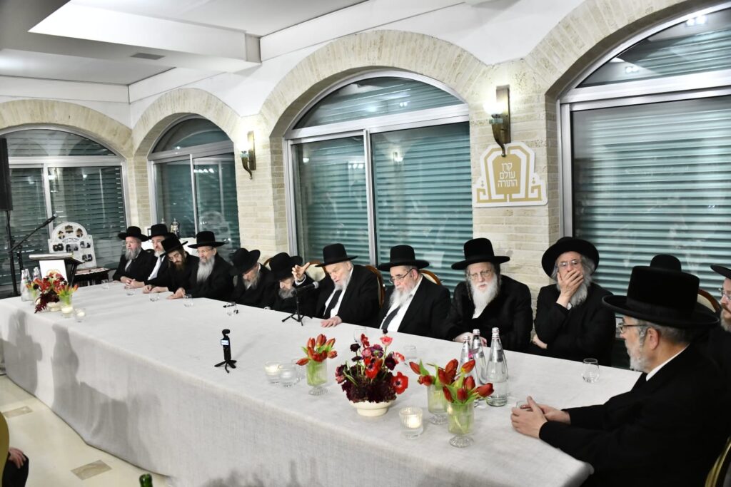 נגידי ארץ ישראל התכנסו עבור קרן עולם התורה