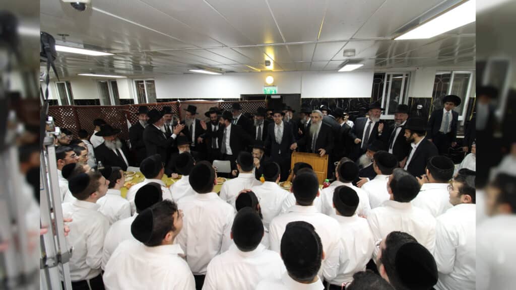 מעמד צאתכם לשלום' בהיכל הישיבה הגדולה "באר התלמוד"