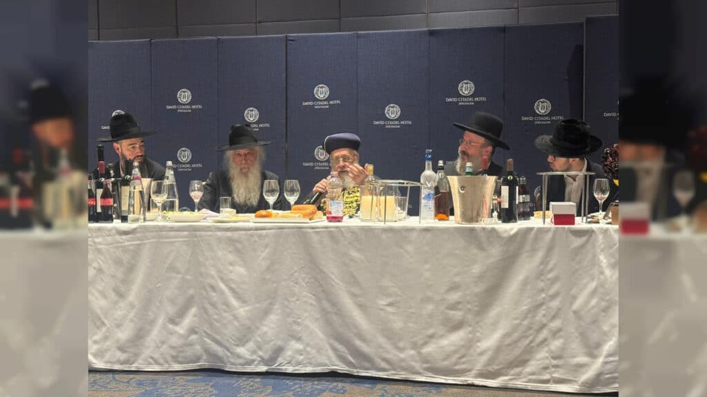 מעמד שבע הברכות לנכד כ"ק רבי דוד חנניה פינטו