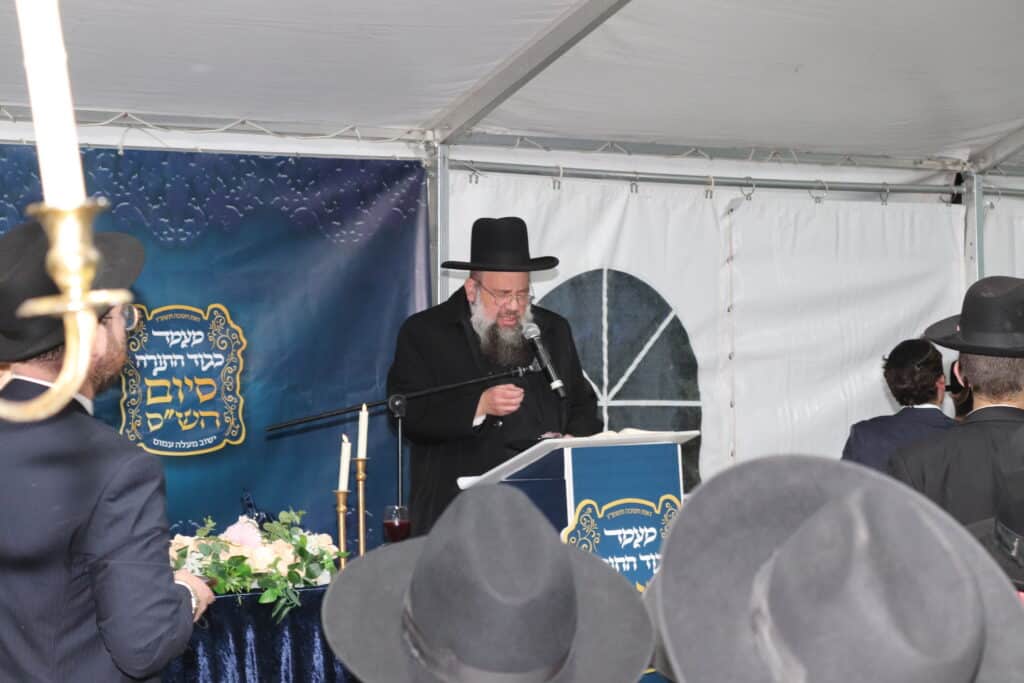 45 שנה ליישוב החרדי: במעלה עמוס סיימו את הש"ס 45 שנה ליישוב החרדי: במעלה עמוס סיימו את הש"ס