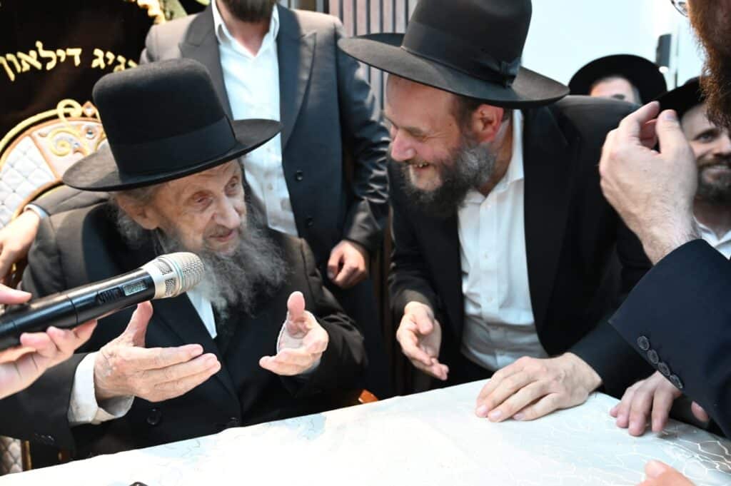 מרן הגר"ד לנדו בביקור בישיבת "אמרי משה" בירושלים