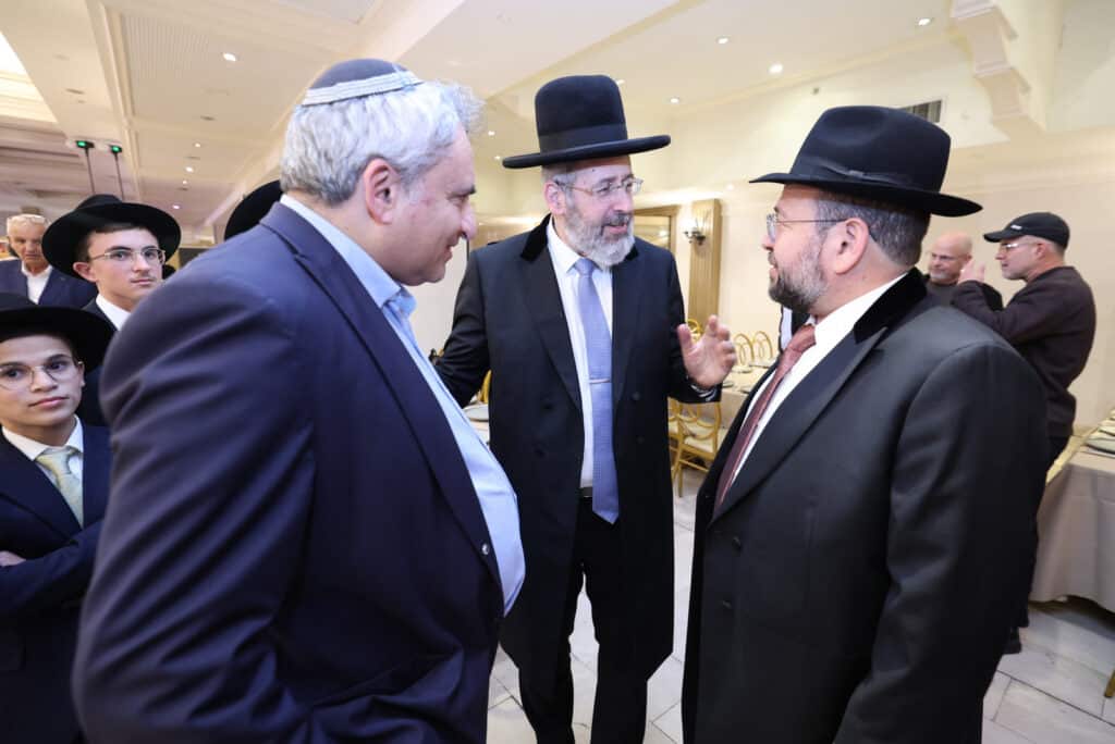 רבנים ואישי ציבור השתתפו בשמחת נישואי בת הרב בנצי נורדמן