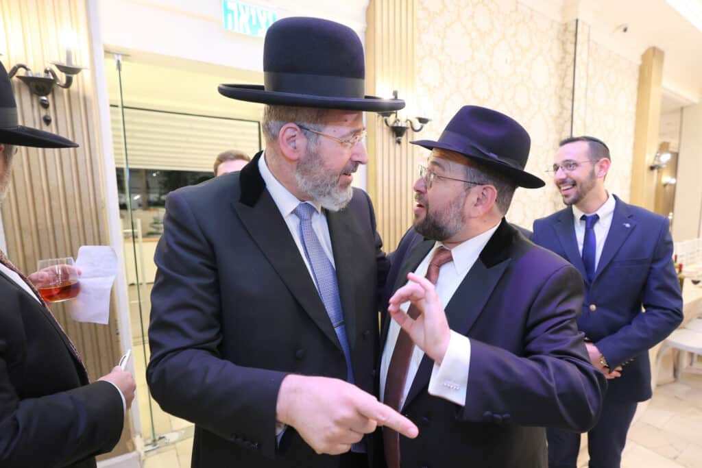 רבנים ואישי ציבור השתתפו בשמחת נישואי בת הרב בנצי נורדמן