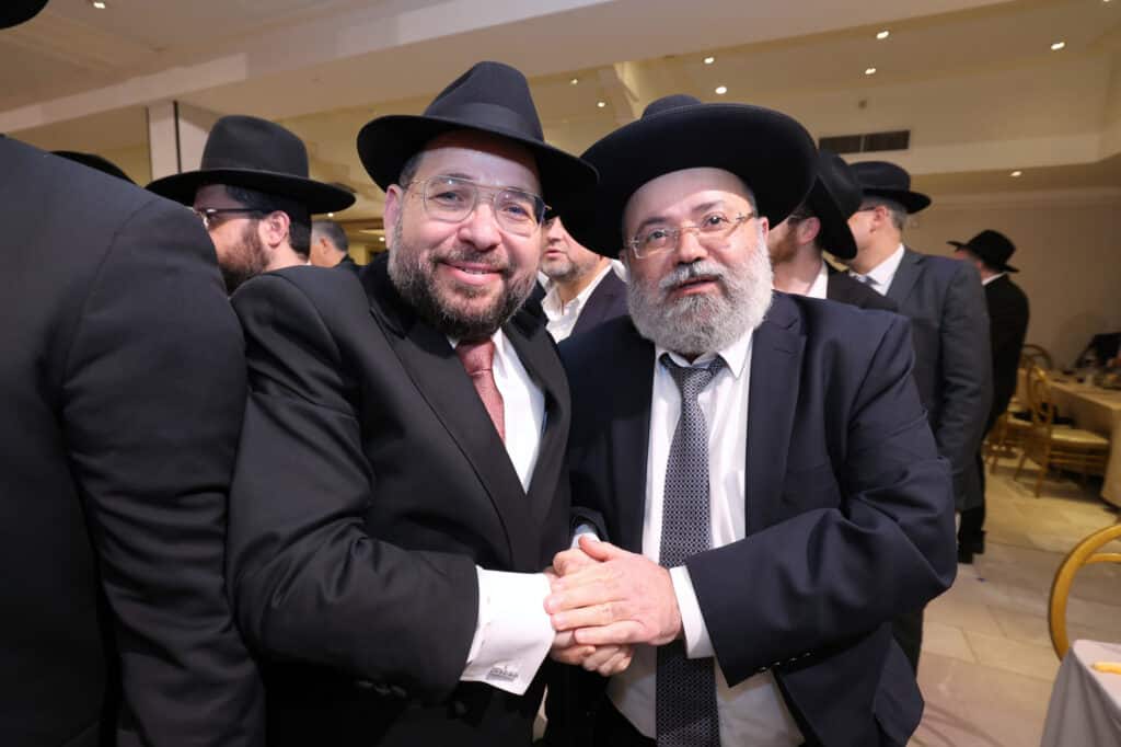 רבנים ואישי ציבור השתתפו בשמחת נישואי בת הרב בנצי נורדמן