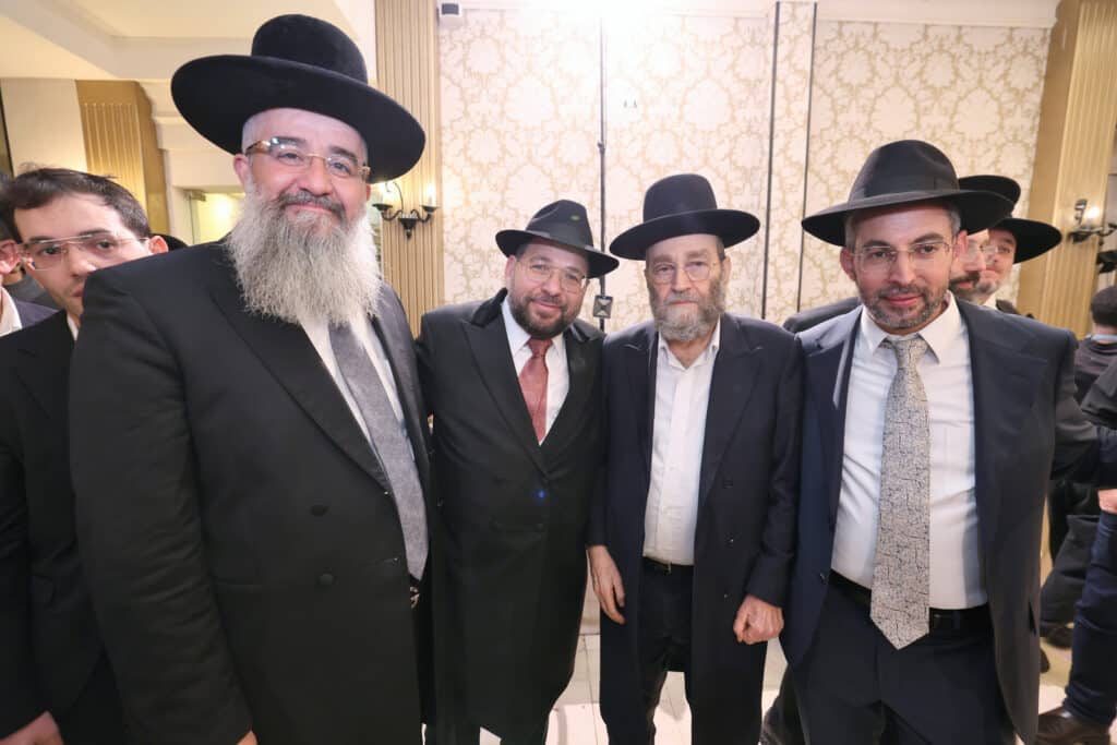 רבנים ואישי ציבור השתתפו בשמחת נישואי בת הרב בנצי נורדמן