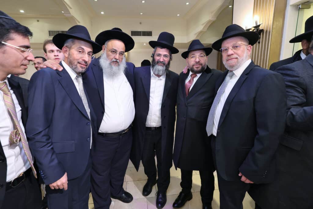 רבנים ואישי ציבור השתתפו בשמחת נישואי בת הרב בנצי נורדמן