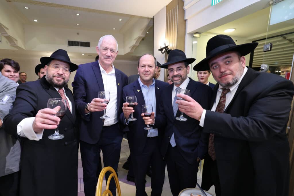 רבנים ואישי ציבור השתתפו בשמחת נישואי בת הרב בנצי נורדמן