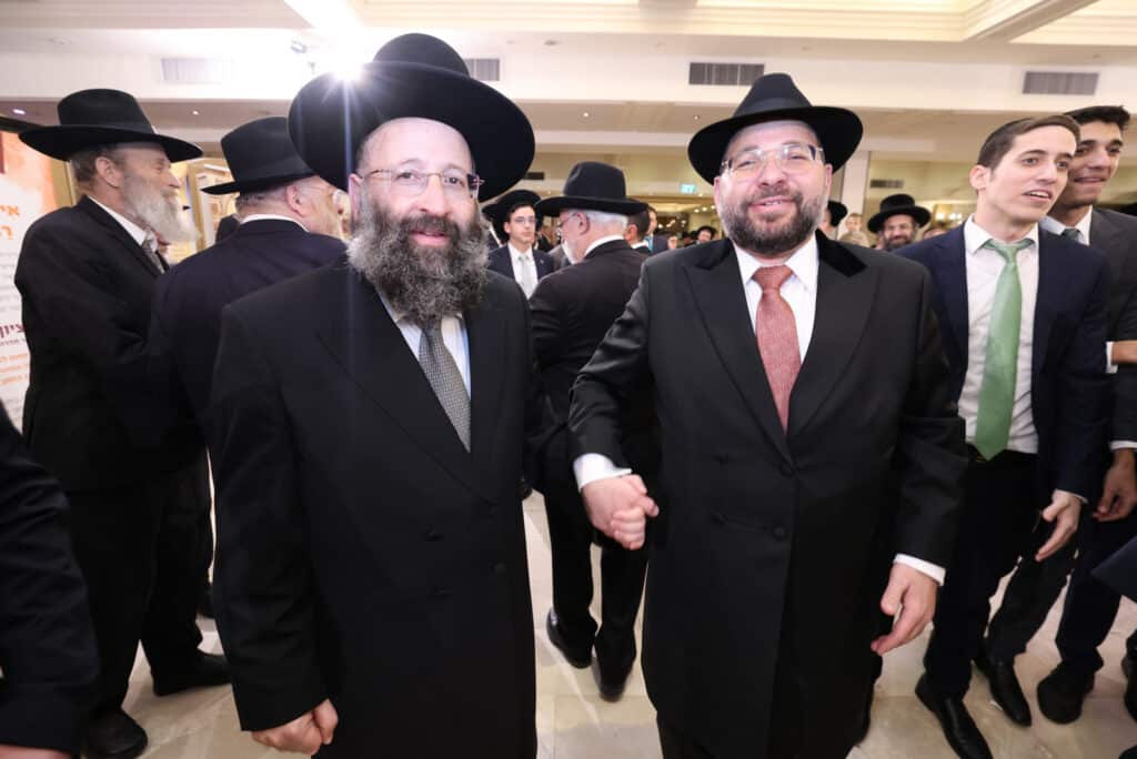 רבנים ואישי ציבור השתתפו בשמחת נישואי בת הרב בנצי נורדמן