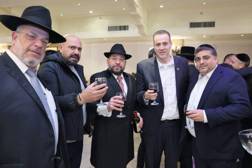 רבנים ואישי ציבור השתתפו בשמחת נישואי בת הרב בנצי נורדמן