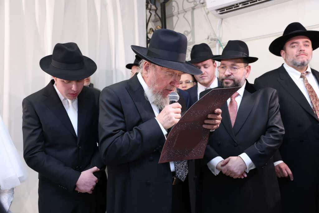 רבנים ואישי ציבור השתתפו בשמחת נישואי בת הרב בנצי נורדמן