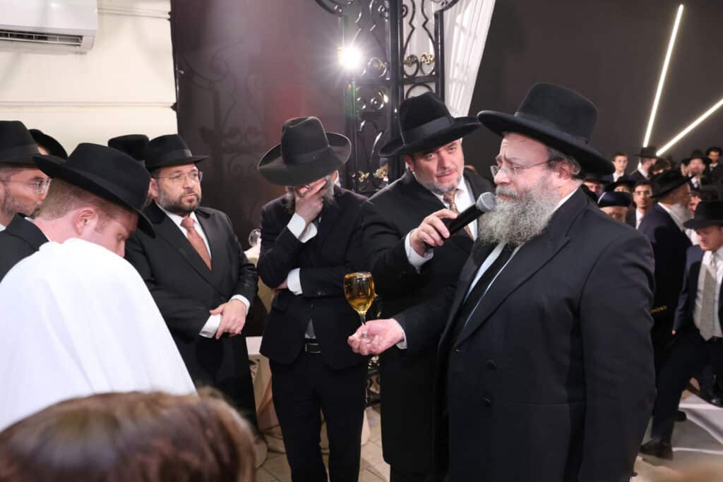 רבנים ואישי ציבור השתתפו בשמחת נישואי בת הרב בנצי נורדמן