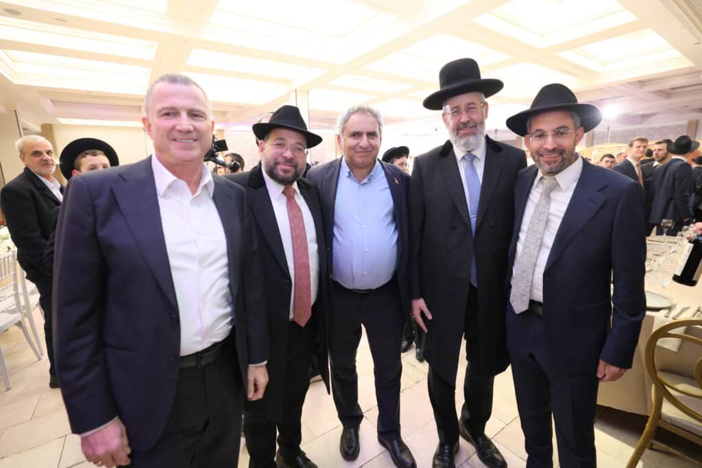 רבנים ואישי ציבור השתתפו בשמחת נישואי בת הרב בנצי נורדמן