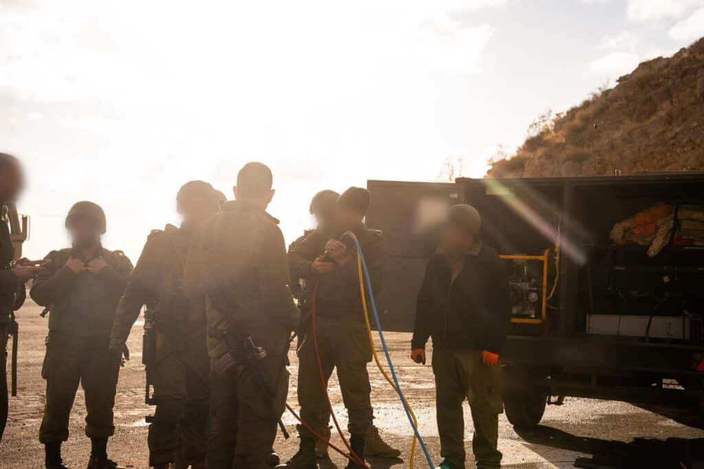 כוחות צה״ל השלימו תרגיל למוכנות למזג אוויר קיצוני