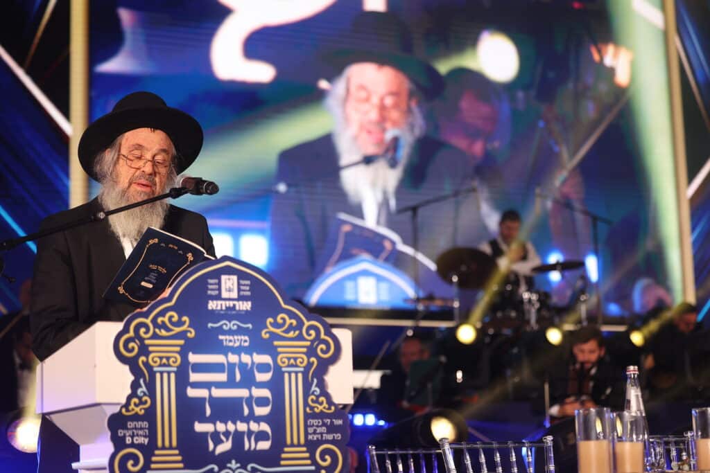אלפים חגגו את סיום 'סדר מועד' שעל ידי מפעל הש"ס אורייתא