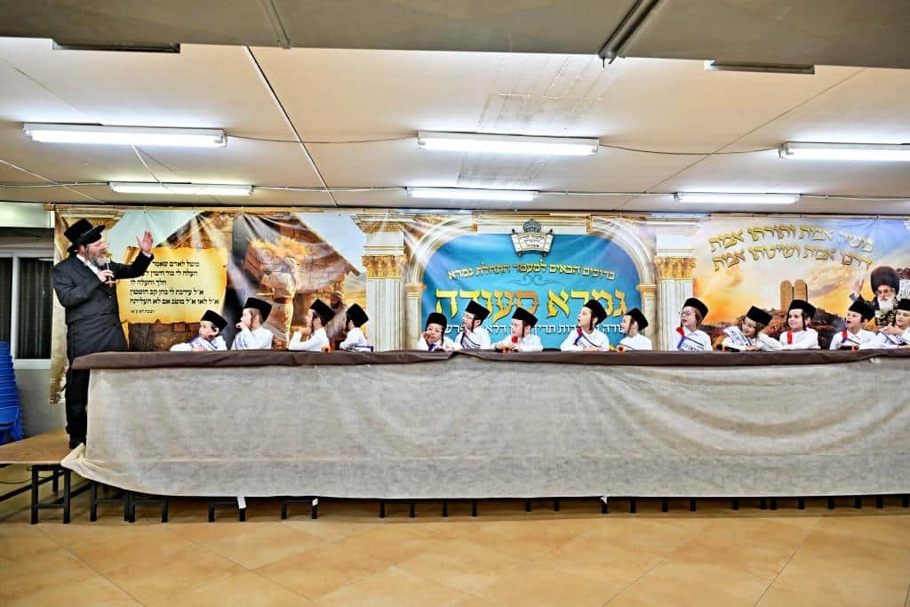 תלמידי ישיבת פומפדיתא חגגו את התחלת לימוד הגמרא