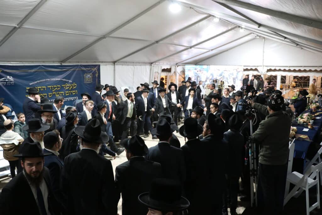 45 שנה ליישוב החרדי: במעלה עמוס סיימו את הש"ס 45 שנה ליישוב החרדי: במעלה עמוס סיימו את הש"ס