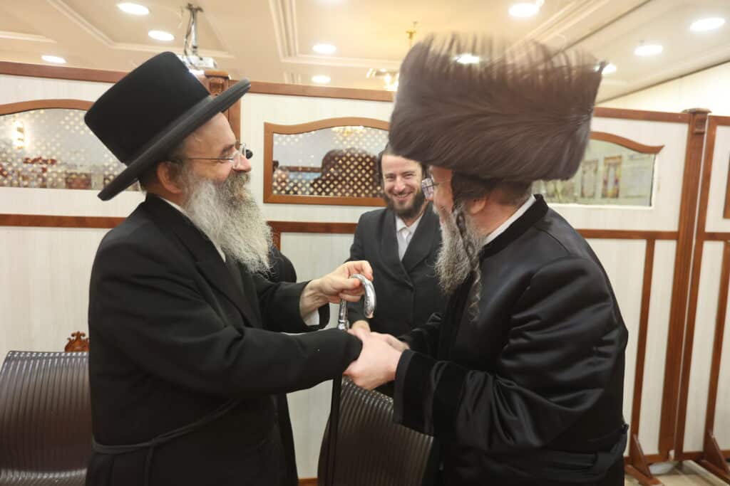 שמחת הבר מצוה לבנו של האדמו"ר מברדיטשוב נדבורנה אראד