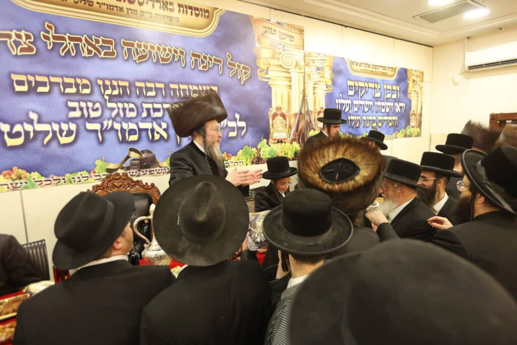 שמחת הבר מצוה לבנו של האדמו"ר מברדיטשוב נדבורנה אראד