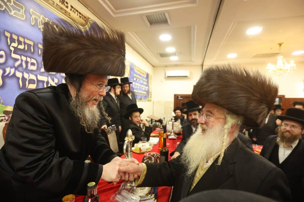 שמחת הבר מצוה לבנו של האדמו"ר מברדיטשוב נדבורנה אראד