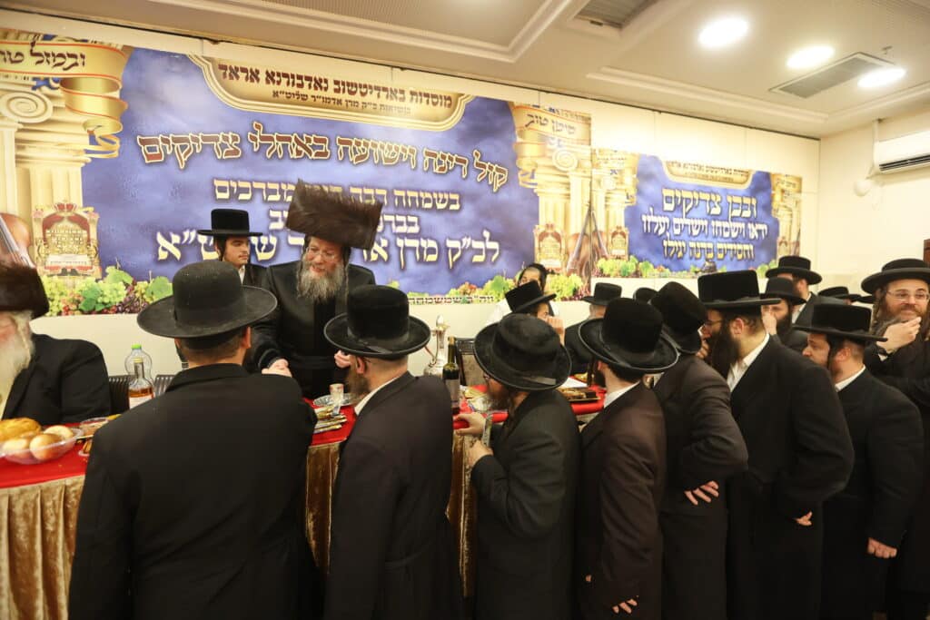 שמחת הבר מצוה לבנו של האדמו"ר מברדיטשוב נדבורנה אראד