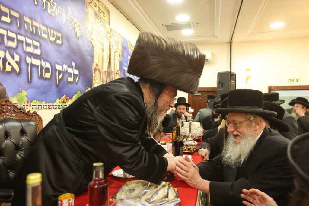 שמחת הבר מצוה לבנו של האדמו"ר מברדיטשוב נדבורנה אראד