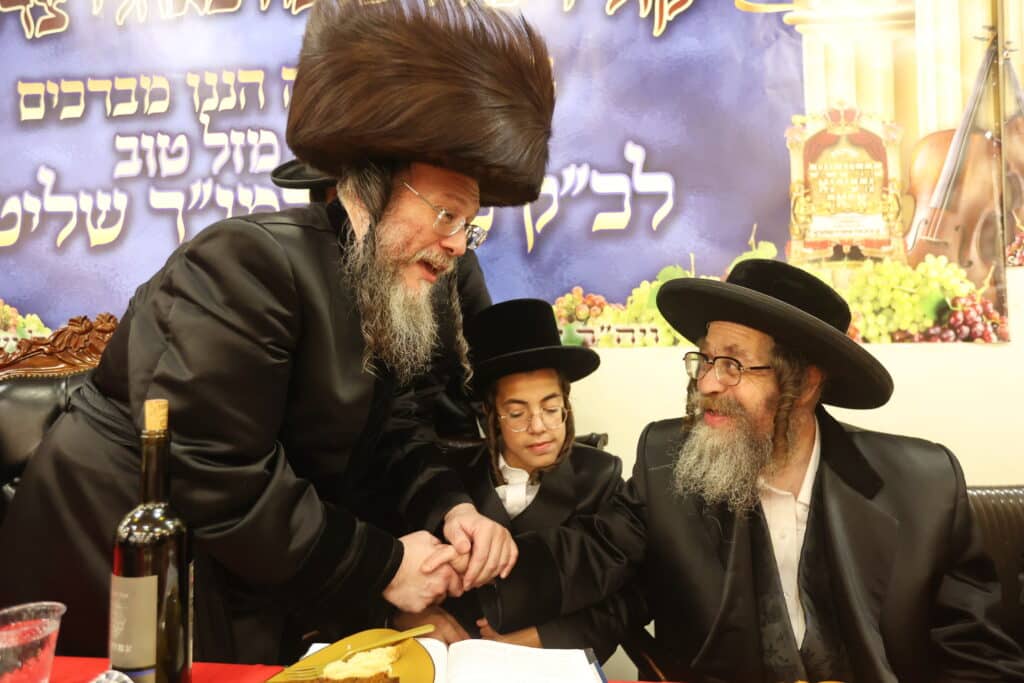 שמחת הבר מצוה לבנו של האדמו"ר מברדיטשוב נדבורנה אראד