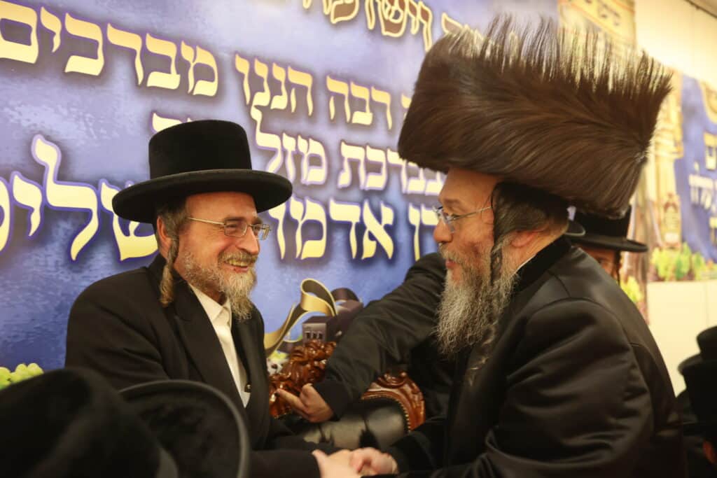 שמחת הבר מצוה לבנו של האדמו"ר מברדיטשוב נדבורנה אראד