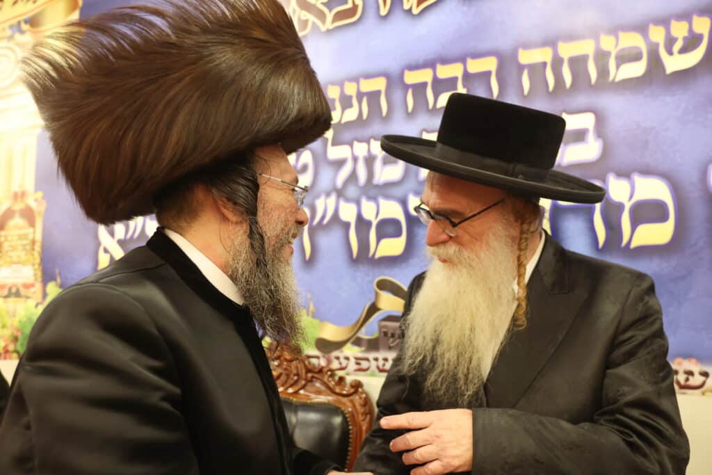 שמחת הבר מצוה לבנו של האדמו"ר מברדיטשוב נדבורנה אראד